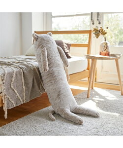 クッション・クッションカバー クッション まるで猫 のようなモフモフ抱き 枕 猫Feel サバトラ/スコティッシュフォールド ベージュ系 /ロシアンブルー グレー系 /黒猫/三毛猫 抱き枕 ニッセ