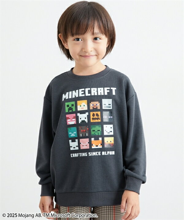 楽天市場】トレーナー 子供服 キッズ MINECRAFT マインクラフト 転写 
