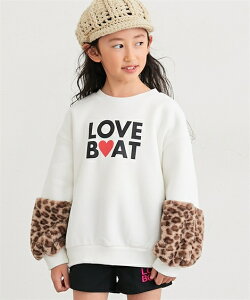 g[i[ q LbY LOVE BOAT Nёؑ ̎q ~ gbvX XEFbg vI[o[ ItzCg/ | g100/110/120/130cm | jbZ nissen