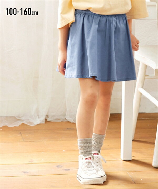 楽天市場 ボトムス ギャザーパンツインスカート 女の子 子供服 ジュニア服 ニッセン Nissen スカッツ 1分丈 無地 キッズ レギンス付き 夏服 100 110 1 130 140 150 160 Quntstyle By Nissen