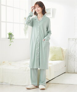 【送料無料】マタニティパジャマ 助産師お墨付き カットソー 長袖 マタニティウェア 授乳服 上下セット ルームウエア 部屋着 出産 入院 準備 産前 産後 妊婦 妊娠 ママロング丈 前開き ニッ