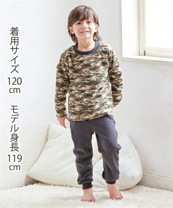 楽天市場 冬セール パジャマ 総柄フリースパジャマ 男の子 女の子 子供服 ジュニア服 ニッセン Nissen Quntstyle By Nissen