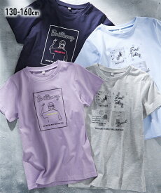 トップス・チュニック プリントTシャツ（女の子　子供服・ジュニア服） ニッセン nissen 130 140 150 160 夏服