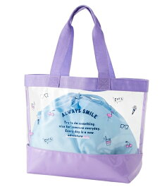 バッグ（鞄） トートバッグ型 ビーチバッグ プールバッグ 巾着付き (子供 ジュニア 女の子) スイミング 水泳 子ども こども ニッセン nissen