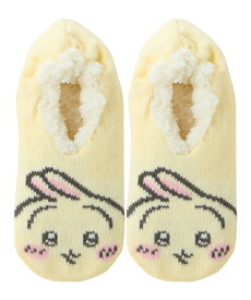 【ちいかわ】あったか ルームソックス 裏ボア 足裏すべり止め 洗える もこもこ 靴下 ルームシューズ 室内履き スリッパ キッズ 子供 こども 男の子 女の子 ニッセン QUNTSTYLE 23 24 25cm 冬 キャラクター