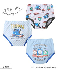 【きかんしゃトーマス】3層トレーニングパンツ3枚組 男の子 トレパン おねしょパンツ トイレトレーニング 防水パンツ 下着パンツ 子供 キッズ 保育園 ニッセン QUNTSTYLE 90 95 100cm キャラクター