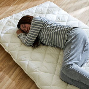 敷き布団 セミシングルサイズのボリューム4層敷布団 日本製 抗菌防臭 防ダニ 三つ折り コンパクト 寝具 厚み10cm 厚手 サイズ展開:セミシングル:幅80cm〜セミシングル:幅90cm ニッセン nissen