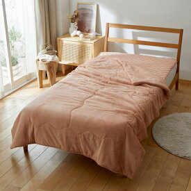 【あったかバンドル最大20%OFF】毛布 ふんわりフランネル×シープ調ボア 中わた入り2枚合わせ毛布 あったか なめらか ふんわり 羊 もこもこ 秋 冬 毛布 寝具 新生活 シングル ニッセン nissen