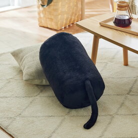 ≪TVで紹介≫【猫Feel】まるで猫！のようなモフモフ抱っこクッション・抱き枕 しっぽ付き まくら 猫フィール 猫の手触り 猫の毛 ねこ 大人かわいい ロシアンブルー スコティッシュフォールド 三毛猫 黒猫 プレゼント ニッセン nissen