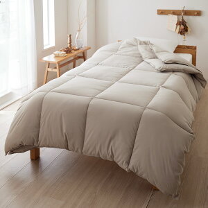 掛け布団 年中使える!洗える 2枚合わせ掛け布団(抗菌防臭・防ダニわた入り肌掛け布団×マイクロファイバーわた入り掛け布団)掛布団 肌掛け 防ダニ 抗菌 消臭 洗える 布団 TEIJIN 収納袋付