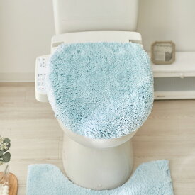 【まとめ買い最大10%OFF】トイレ フタカバー 我が家の定番！ふんわりなめらかシャギーのふたカバー 洗える OU型 洗浄・暖房型用 トイレカバー トイレ フタカバー おしゃれ シンプル 無地 モダン ナチュラル ふわふわ ふかふか 新生活 ニッセン nissen