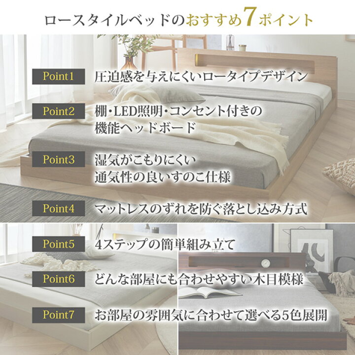 楽天市場】《新生活フェアクーポン》ベット ローベット ロータイプ 棚 