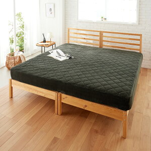 【まとめ買い最大10%OFF】敷きパッド ファミリー 3人用 200cm 4人用 240cm マイクロふんわりボックスシーツ一体型敷きパッド ファミリーサイズ【FUWAme】あったか 大きいサイズ 敷きパッド マット