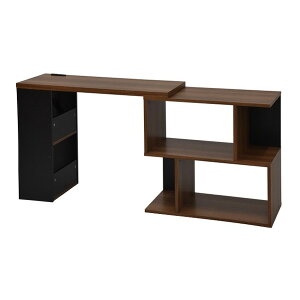 デスク 伸縮できる オープン収納 幅99.5〜 テレビボード テレビ台 レイアウトフリーな伸縮式デスク 在宅 コーナーデスク カスタム 子供部屋 コンセント付 机 テーブル 配線隠し 棚付き オー