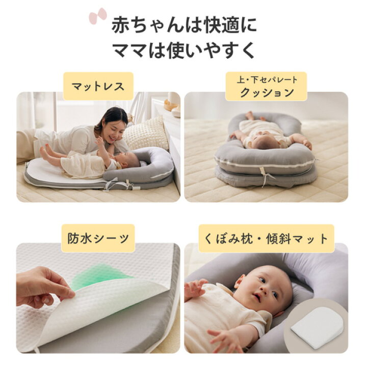 楽天市場】【BABY20%OFFクーポン対象】ベッドインベッド 赤ちゃん 