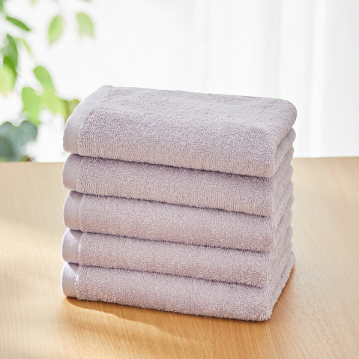 楽天市場 まとめ買い5 Offクーポン ニッセン Nissen 肌ざわりのいい中厚手 フェイスタオル５枚セット デイリーシリーズ フェイスタオル 送料無料 Kagulie By Nissen