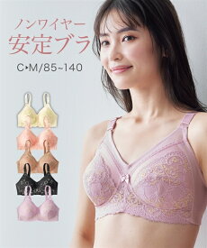 ブラジャー (C95-D110) 大きいサイズ ノンワイヤー 安定 ブラジャー ニッセン 女性 下着 レディース ノンワイヤーブラ 楽 フルカップブラ フルカップ ブラ