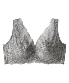 ブラジャー 【大きい胸】フルカップブラジャー バストをやさしく支える 総レース (DEFGHIカップ) ニッセン 女性 下着 レディース フルカップブラ 脇高ブラ