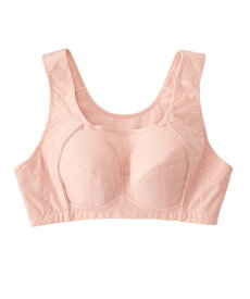 ブラジャー LLR-10LG 肌側綿混 揺れおさえ ノンワイヤーブラジャー ニッセン 女性 下着 レディース ノンワイヤーブラ 可愛い ブラ 背筋 姿勢 丸胸 カジュアル