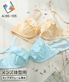 下着 インナー (A85-A105) 大きいサイズ ニッセン 【MTF】 マット サテン フリル MTF ブラジャー