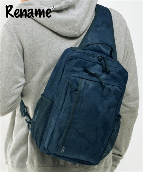 メンズ セール特価品 リネーム Rename board 上品 メガボディバッグ 軽量で丈夫な高密度ナイロン素材を使った大きめのボディバッグ ポイント倍付け中 リュック ニッセン brand 鞄