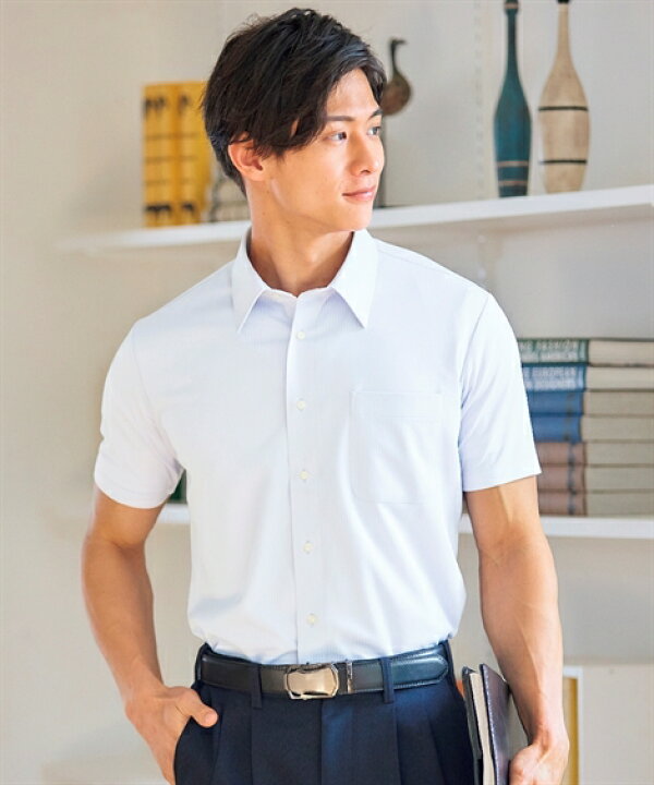 楽天市場】ノーアイロン ワイシャツ 半袖 はるやま i-Shirt アイシャツ  