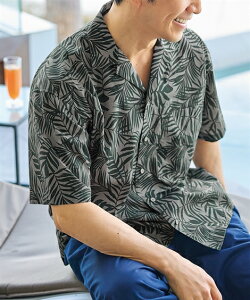 �A���n�V���c �I�[�o�[�T�C�Y �ܕ��� ��100% �I�[�v���J���[ 5�����V���c �{�^�j�J���� M-10L �傫���T�C�Y �����Y �j�b�Z�� nissen