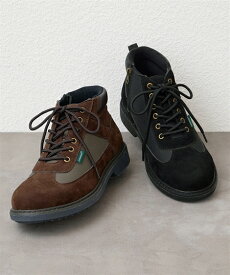 靴 シューズ ブーツ 防水 はっ水仕様 マウンテンブーツ ブラック ブラウン 25.0-28.0cm 大きいサイズ メンズ ニッセン nissen