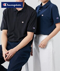 ポロシャツ Champion 綿100% カノコ 半袖 チャンピオン M-XL メンズ ニッセン nissen
