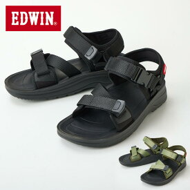 靴 シューズ スポーツサンダル クッションフットベッド EDWIN エドウイン 25.0-28.0cm メンズ ニッセン nissen