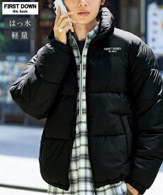 アウター スタンド 中綿 ブルゾン ファーストダウンザベーシック M-LL メンズ ニッセン nissen