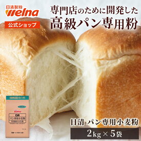 【初回購入10%OFFクーポン配布中】 日清 パン専用 小麦粉 10kg 2kg×5袋 業務用 小麦粉 強力粉 製菓 製パン 食パン パン用 まとめ買い 日清製粉ウェルナ 定期便