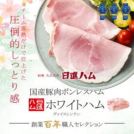 ハム ギフト おすすめ ＼楽天 ボンレスハム ランキング1位／ 高級ハム お取り寄せ 人気 日進ハム 肉 内祝い 御祝い 御礼 誕生日プレゼント ジャンボンブラン「東京麻布 ホワイトハム ヴァイスシンケン」クーポン 追加でもう1品