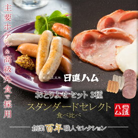 ハム ソーセージ 送料無料 詰め合わせ ＜ご自宅用＞ ハム おすすめ 高級ハム ハム 人気ブランド ハム ソーセージ お取り寄せ ヘルシー 低塩ハム 「東京麻布 日進ハム お取り寄せスターターセット スタンダード3種食べ比べ」クーポン