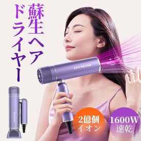 ＼期間限定✨爆安3,980円／ドライヤー 大風量 速乾 マイナスイオン ドライヤー 恒温 冷熱温風 3段階調節 ヘアケア 髪質改善 ヘアードライヤー スピーディーイオンドライヤー 美容家電 美容 美髪 折畳み式 収納 超軽量 ホテル ギフト