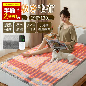 【✨限定クーポン⇒最安3180円！！】電気毛布 敷き 電気敷き毛布 電気しき毛布 寒さ対策 速暖 シングル サイズ ダブル サイズ 電気敷き毛布 電気 毛布 敷き ダニ退治 省エネ 節電 温度調節 電気敷布団 電気布団 ふわふわ暖かい140*80CM 190*130CM