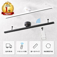 【楽天1位 6冠達成】ダクトレール 0.5m 1m 1.5m リモコン付き ライティングレール レールライト 配線ダク…
