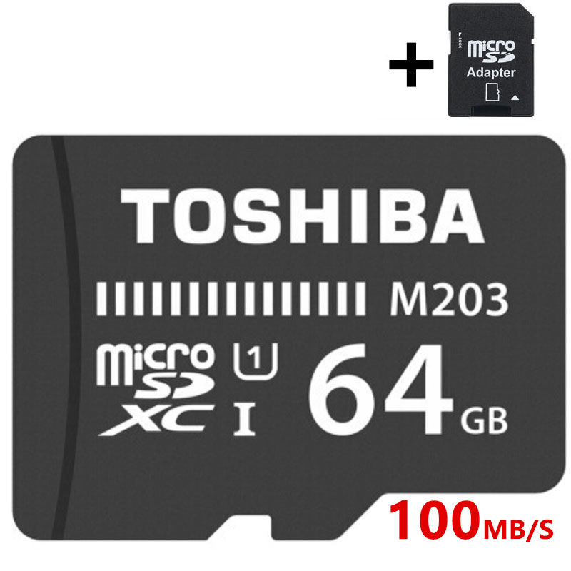 microsdカード 64gb 東芝 マイクロSD microSDHC 64GB Toshiba UHS-I U1 新発売100MB/S 超高速  海外向けパッケージ SDカード変換アダプター付き 送料無料 | NISSIN LUX