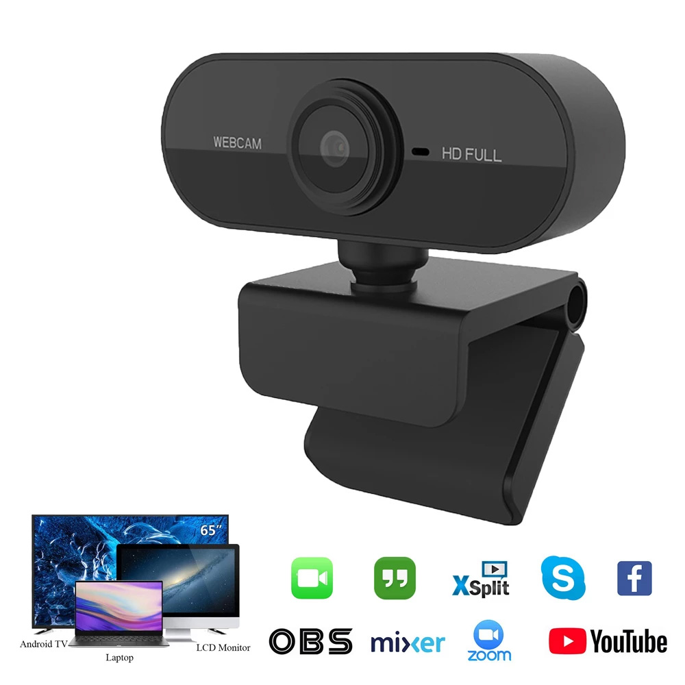楽天市場】ウェブwebカメラ 1080P 高画質 マイク内蔵 小型ビデオカメラ