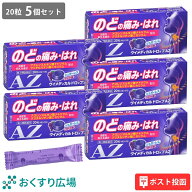 のど飴 ヴイメディカル ドロップ AZ 20粒 5個セット ブドウ味 ［第3類医薬品］ 日新薬品工業 | のど痛み …