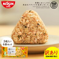 【 訳あり 賞味期限 間近 送料無料 】冷凍 完全メシ DELI ほぐし鮭と大葉おにぎり 6袋 (賞味期限：2026年…