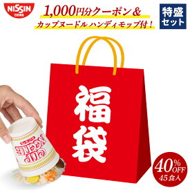 【 送料無料 】 日清オンラインストア 2025 年末福袋 【日清食品公式】 特盛 セット 45食入 期間限定 福袋 日清 カップめん カップライス 袋めん まとめ買い インスタント カップ麺 nissin