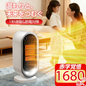 ✨破格セール✨ 先着20名限定1680円でゲット!! ヒーター セラミックヒーター 電気ヒーター 電気ファンヒーター 1秒速暖 暖房器具 大風量 節電 速暖 800W/1200W 温風2段階+送風 静音 転倒オフ機能 過熱保護 おしゃれ 寒さ対策 ミニ 暖房器具 足もと暖房 脱衣所