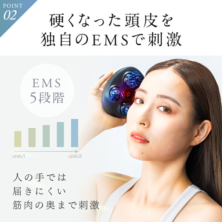 楽天市場】【楽天週間1位！】EMSヘッドスパ プレミアム EMS 高輝度LED  
