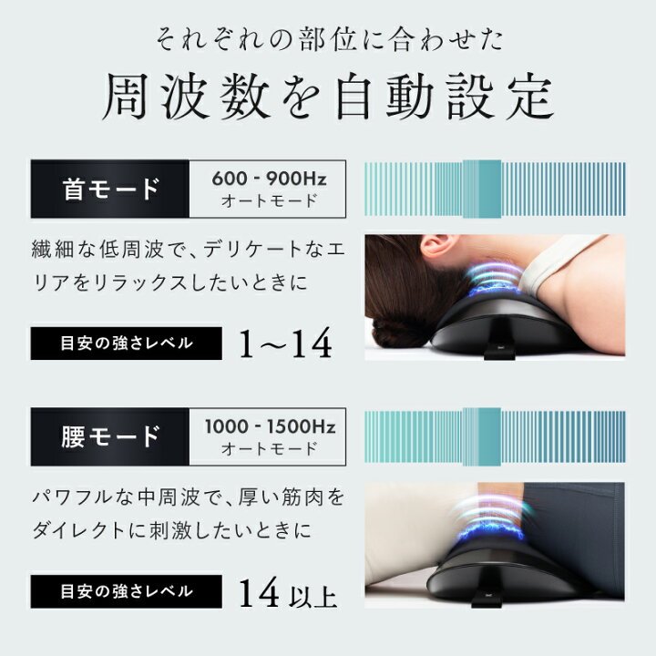 楽天市場】これ1台で首と腰を心地よくケア EMS×温熱×加圧 多機能 