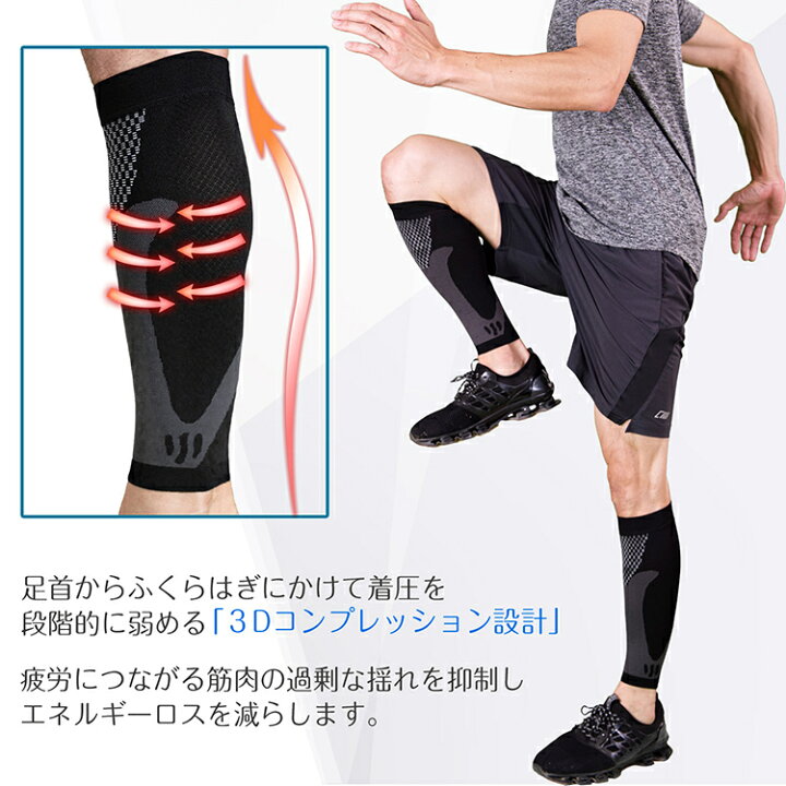 楽天市場 ふくらはぎサポーター 2枚セット スポーツ 着圧 加圧サポーター コンプレッション 吸汗速乾 男女兼用 黒 S Xlサイズ テーピング 着圧 マラソン ジョギング ウォーキング スポーツ バレー サッカー 立ち仕事 むくみ対策 エコノミー症候群 Nithra Online