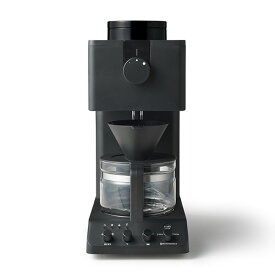 1000円クーポン TWINBIRD CM-D457B ブラック 黒 全自動コーヒーメーカー 3杯分 450 ml コーヒーメーカー 全自動 フラットミル シャワードリップ 抽出温度設定 はずせるミル 保温機能 蒸らし湯量調整