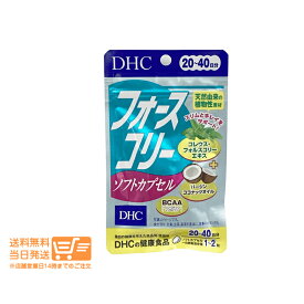 レビュークーポン100円 DHC フォースコリー ソフトカプセル 40粒 20日分〜40日分 サプリメント