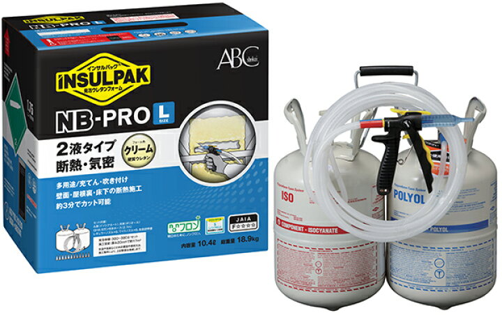 楽天市場】インサルパック NB-PRO/L 1セット 簡易発泡硬質ウレタン 