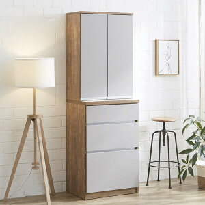 シンプルキッチンボード 60 (上扉 下引き出し) ニトリ 【配送員設置商品】